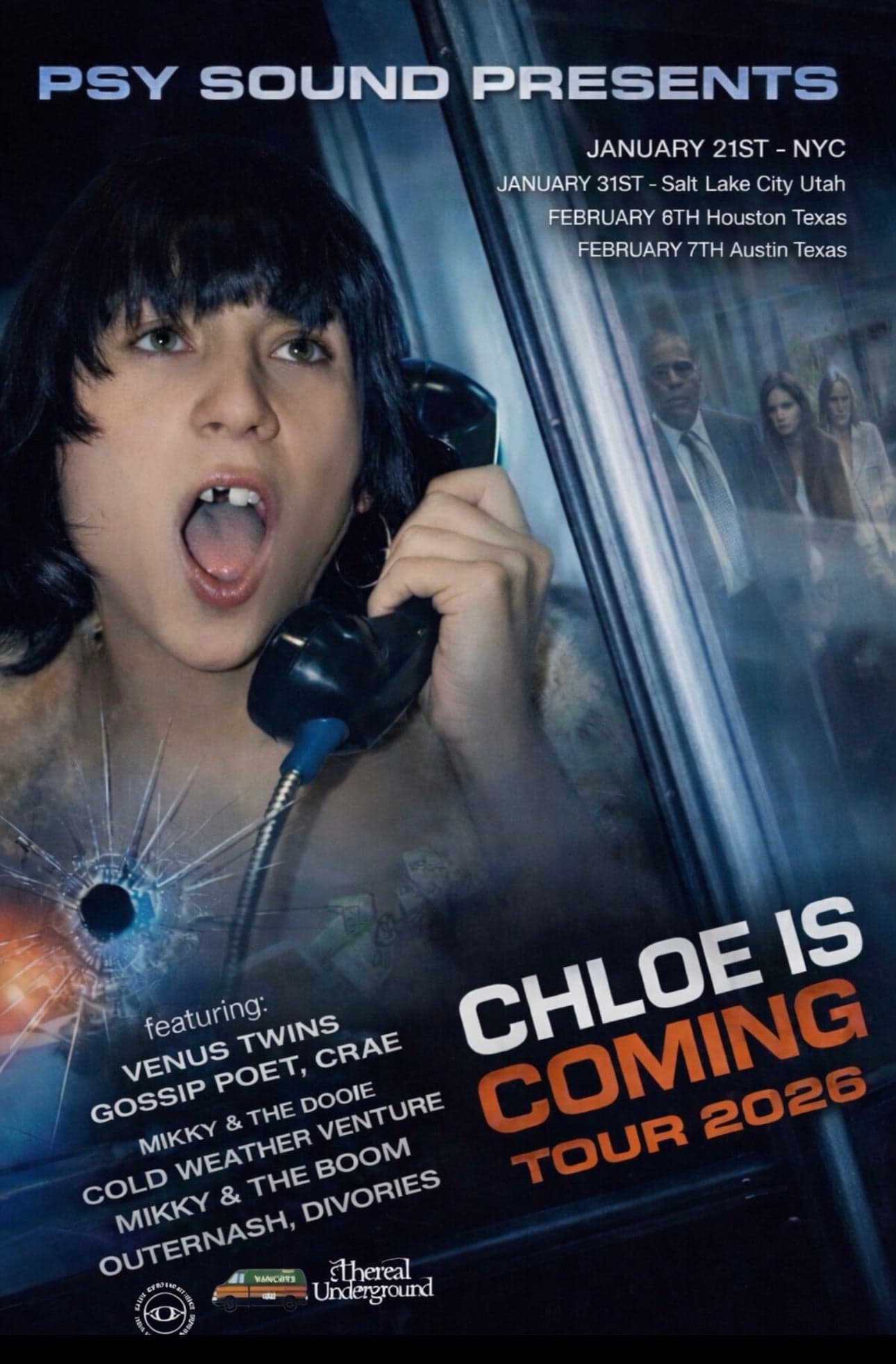 CHLOE IS COMING Tour